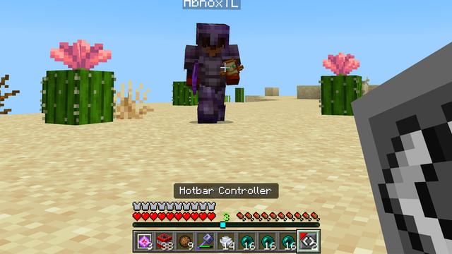 Screenshot of the Minecraft Bedrock Marketplace product Infinite Inventory Add-On created by Shapescape.