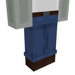 Thumbnail of the Minecraft Bedrock Marketplace product Light Blue Suit Pants created by Shapescape.