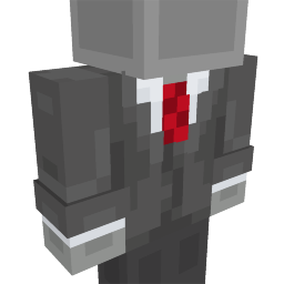 Thumbnail of the Minecraft Bedrock Marketplace product Light Gray Suit and Tie created by Shapescape.