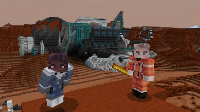 Screenshot of the Minecraft Bedrock Marketplace product Mars Protocol created by Shapescape.