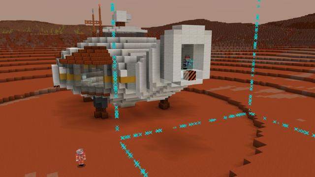 Screenshot of the Minecraft Bedrock Marketplace product Mars Protocol created by Shapescape.
