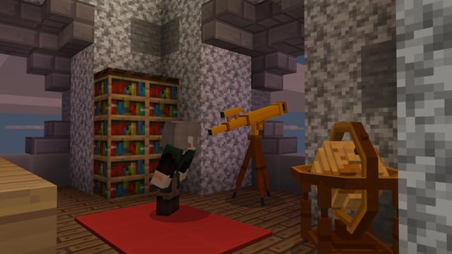 Screenshot of the Minecraft Bedrock Marketplace product Medieval Furniture created by Shapescape.