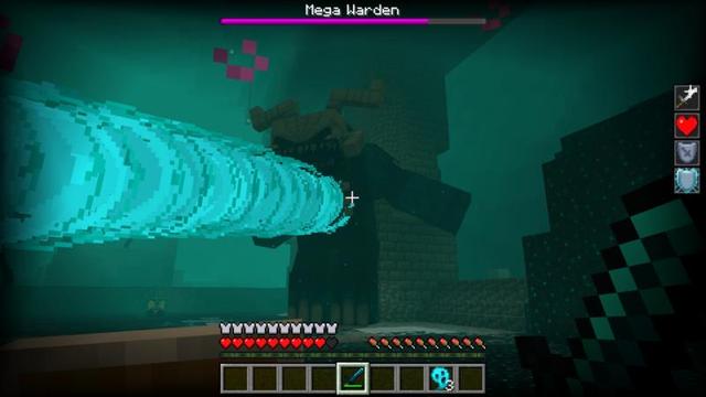 Screenshot of the Minecraft Bedrock Marketplace product MEGA WARDEN created by Shapescape.