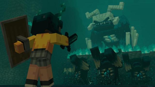 Screenshot of the Minecraft Bedrock Marketplace product MEGA WARDEN created by Shapescape.