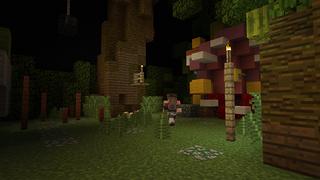 Screenshot of the Minecraft Bedrock Marketplace product Merlin's Magical Motel created by Shapescape.