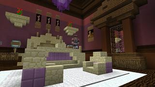Screenshot of the Minecraft Bedrock Marketplace product Merlin's Magical Motel created by Shapescape.