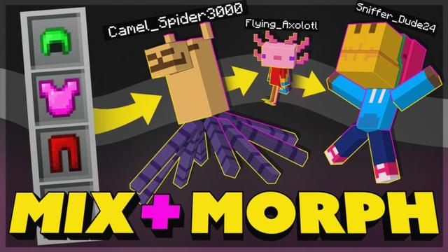 Thumbnail of the Minecraft Bedrock Marketplace product MIX + MORPH created by Shapescape.