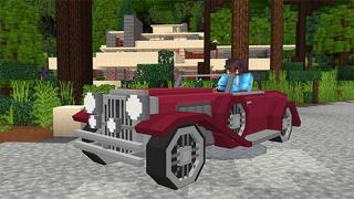 Screenshot of the Minecraft Bedrock Marketplace product Modern Mansion: Fallingwater created by Shapescape.