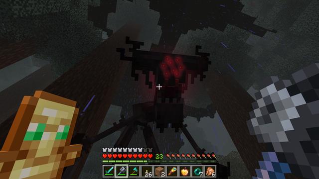 Screenshot of the Minecraft Bedrock Marketplace product Monster Insanity Add-On created by Shapescape.