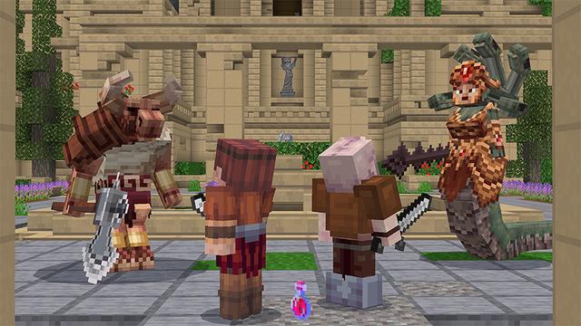 Screenshot of the Minecraft Bedrock Marketplace product Monster Slayer created by Shapescape.