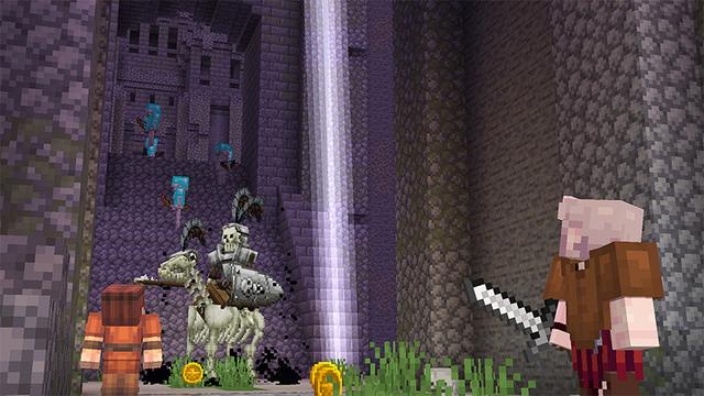 Screenshot of the Minecraft Bedrock Marketplace product Monster Slayer created by Shapescape.