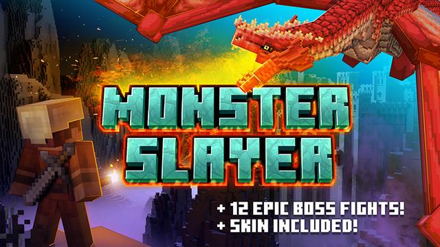 Thumbnail of the Minecraft Bedrock Marketplace product Monster Slayer created by Shapescape.