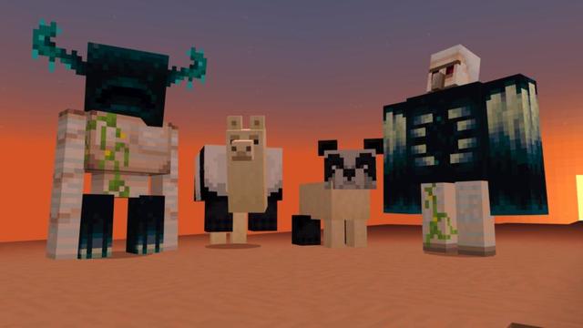 Screenshot of the Minecraft Bedrock Marketplace product Morph Armor created by Shapescape.