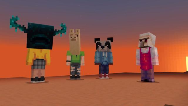 Screenshot of the Minecraft Bedrock Marketplace product Morph Armor created by Shapescape.