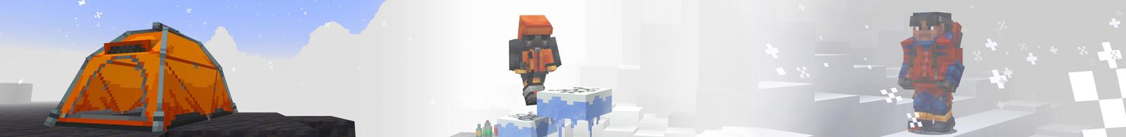 Panorama of the Minecraft Bedrock Marketplace product Mount Everest created by Shapescape.