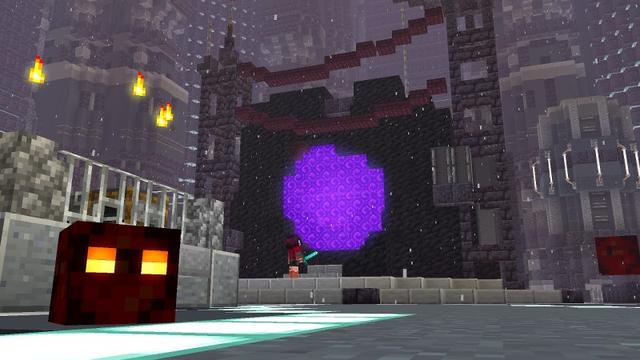 Screenshot of the Minecraft Bedrock Marketplace product Netherplant D-34 created by Shapescape.