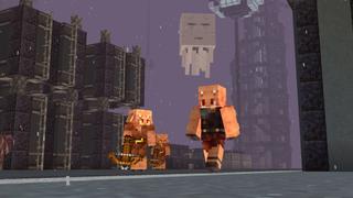 Screenshot of the Minecraft Bedrock Marketplace product Netherplant D-34 created by Shapescape.