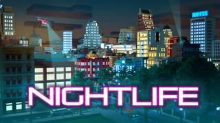 Thumbnail of the Minecraft Bedrock Marketplace product Nightlife created by Shapescape.