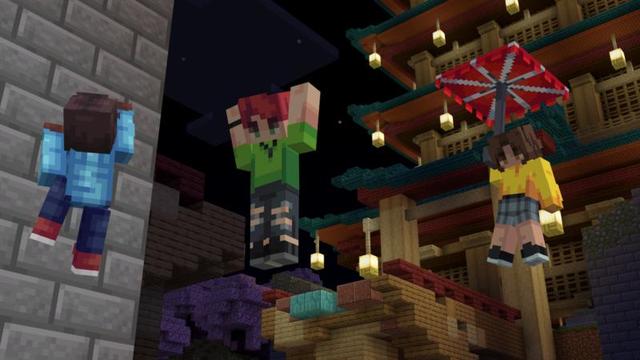 Screenshot of the Minecraft Bedrock Marketplace product Ninja Moves created by Shapescape.