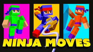 Thumbnail of the Minecraft Bedrock Marketplace product Ninja Moves created by Shapescape.