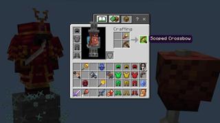 Screenshot of the Minecraft Bedrock Marketplace product One Block Weapons created by Shapescape.