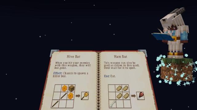 Screenshot of the Minecraft Bedrock Marketplace product One Block Weapons created by Shapescape.