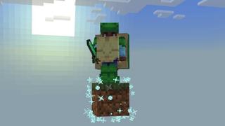 Screenshot of the Minecraft Bedrock Marketplace product One Block Weapons created by Shapescape.