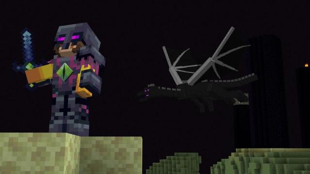 Screenshot of the Minecraft Bedrock Marketplace product One Block Weapons created by Shapescape.