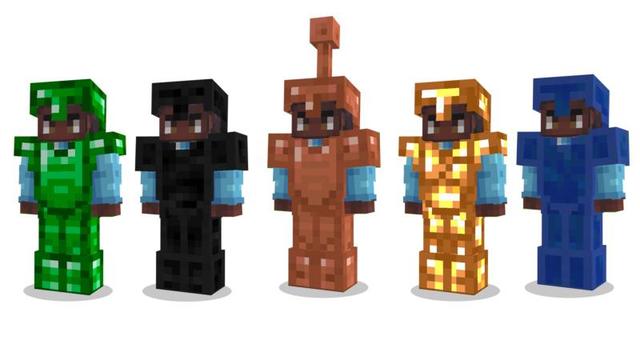 Screenshot of the Minecraft Bedrock Marketplace product Ore Mobs created by Shapescape.