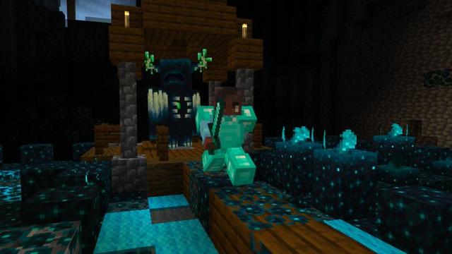 Screenshot of the Minecraft Bedrock Marketplace product Ore Mobs created by Shapescape.