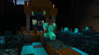 Screenshot of the Minecraft Bedrock Marketplace product Ore Mobs created by Shapescape.