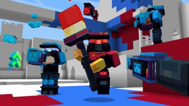 Screenshot of the Minecraft Bedrock Marketplace product Paintball created by Shapescape.