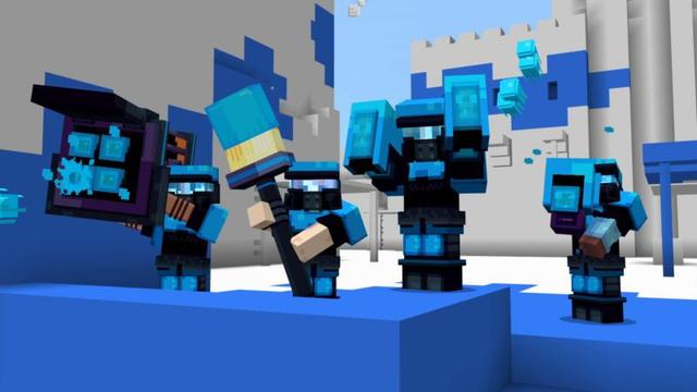 Screenshot of the Minecraft Bedrock Marketplace product Paintball created by Shapescape.