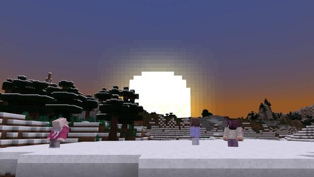 Screenshot of the Minecraft Bedrock Marketplace product Peaceful Texture Pack created by Shapescape.