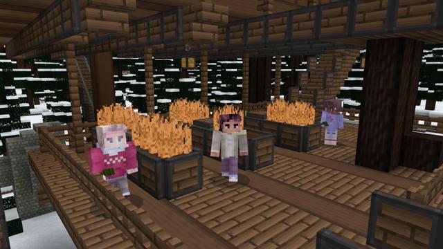 Screenshot of the Minecraft Bedrock Marketplace product Peaceful Texture Pack created by Shapescape.