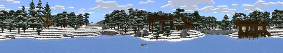 Panorama of the Minecraft Bedrock Marketplace product Peaceful created by Shapescape.