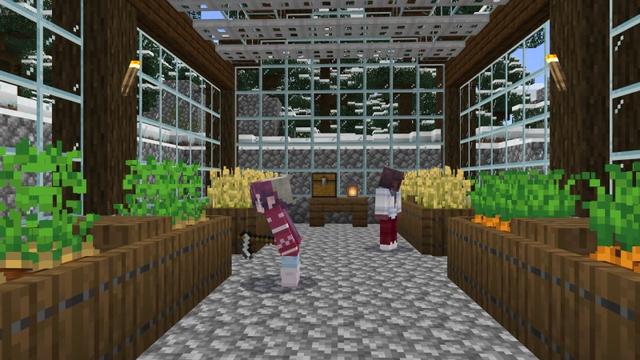 Screenshot of the Minecraft Bedrock Marketplace product Peaceful created by Shapescape.