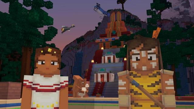 Screenshot of the Minecraft Bedrock Marketplace product Peter Pan's Neverland Mash-Up created by Shapescape.