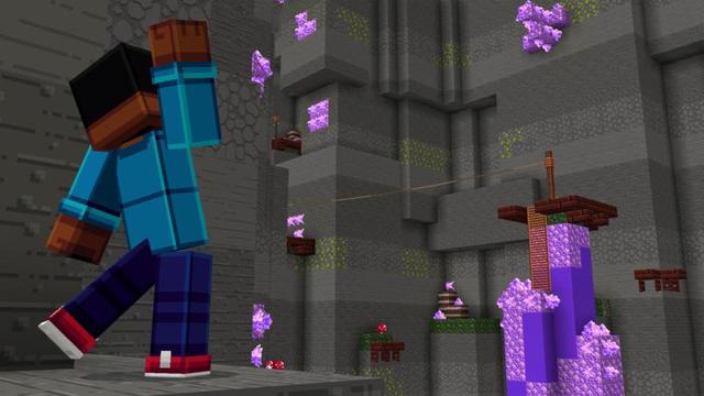 Screenshot of the Minecraft Bedrock Marketplace product Pixels Parkour created by Shapescape.