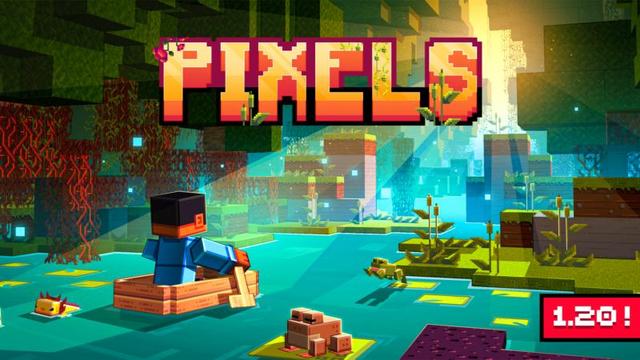 Thumbnail of the Minecraft Bedrock Marketplace product Pixels created by Shapescape.