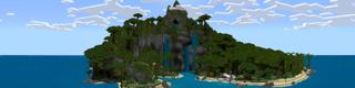 Panorama of the Minecraft Bedrock Marketplace product Plane Crash 3 created by Shapescape.