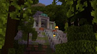 Screenshot of the Minecraft Bedrock Marketplace product Plane Crash 3 created by Shapescape.