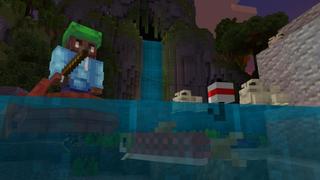 Screenshot of the Minecraft Bedrock Marketplace product Plane Crash 3 created by Shapescape.