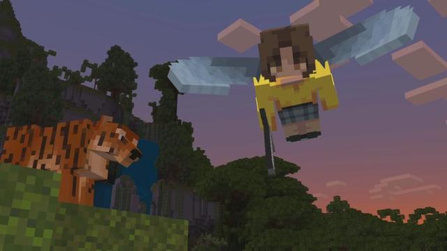 Screenshot of the Minecraft Bedrock Marketplace product Plane Crash 3 created by Shapescape.