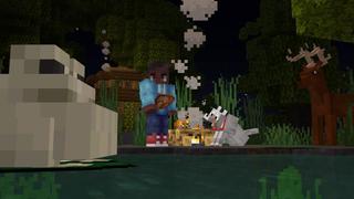 Screenshot of the Minecraft Bedrock Marketplace product Plane Crash 3 created by Shapescape.