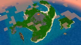 Screenshot of the Minecraft Bedrock Marketplace product Plane Crash 2 created by Shapescape.