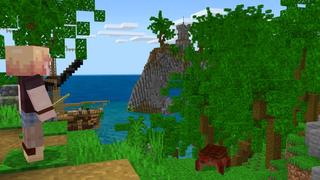 Screenshot of the Minecraft Bedrock Marketplace product Plane Crash 2 created by Shapescape.