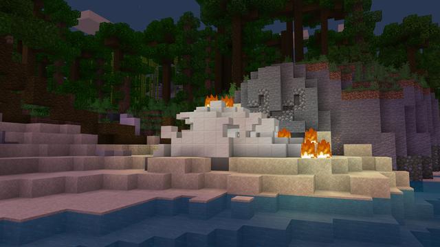 Screenshot of the Minecraft Bedrock Marketplace product Plane Crash created by Shapescape.