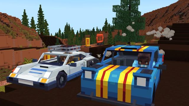 Screenshot of the Minecraft Bedrock Marketplace product Rally created by Shapescape.