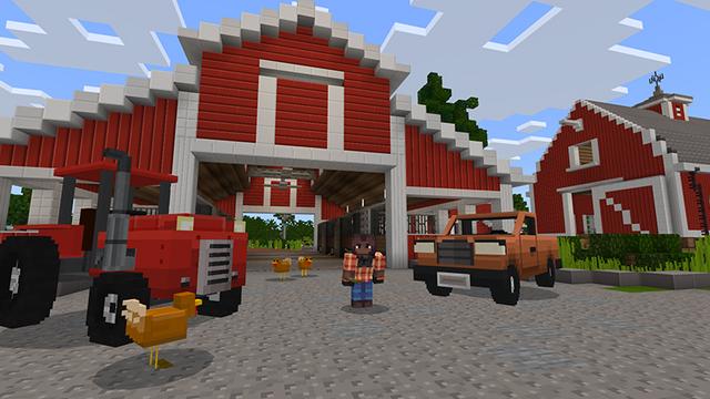 Screenshot of the Minecraft Bedrock Marketplace product Ranch created by Shapescape.